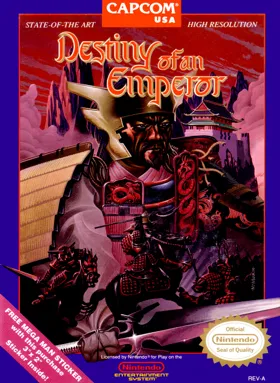 Destiny of an Emperor (USA) box cover front